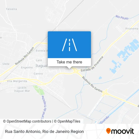 Rua Santo Antonio map