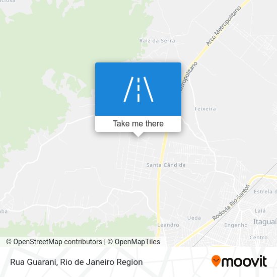 Rua Guarani map
