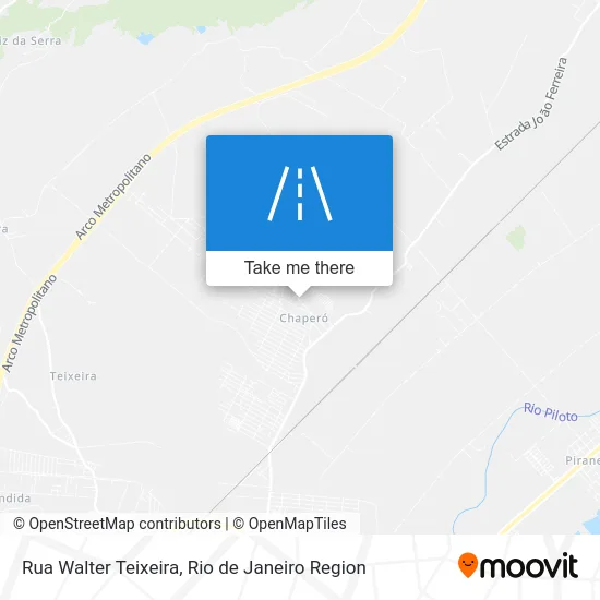 Rua Walter Teixeira map