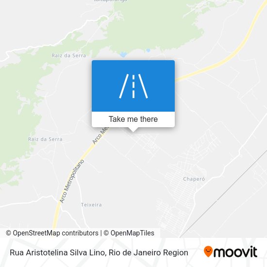 Rua Aristotelina Silva Lino map