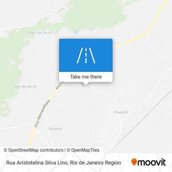 Rua Aristotelina Silva Lino map
