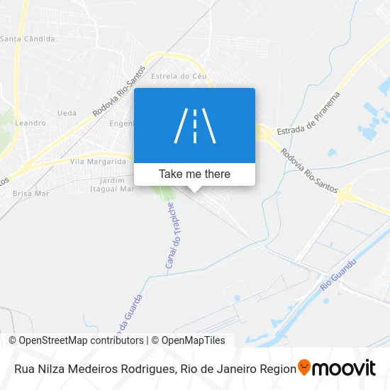 Rua Nilza Medeiros Rodrigues map