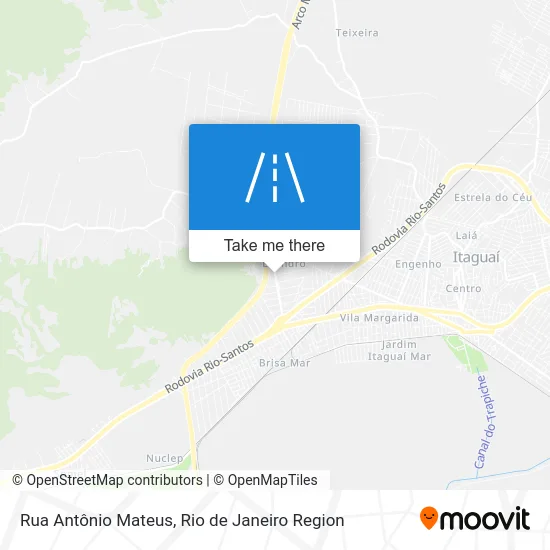 Rua Antônio Mateus map