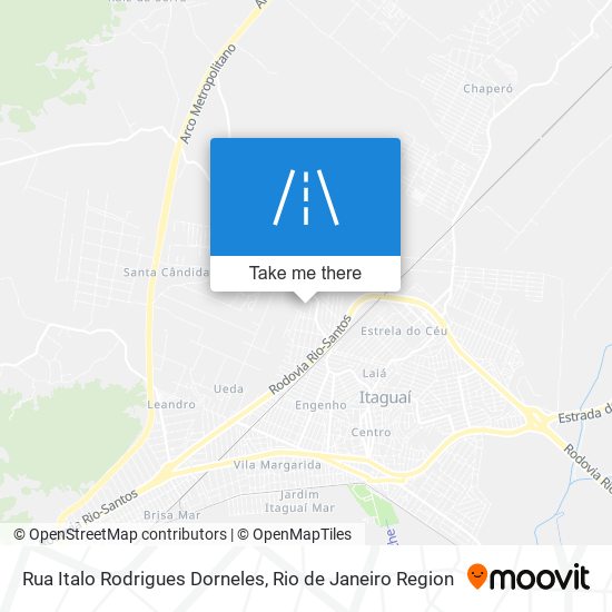 Rua Italo Rodrigues Dorneles map