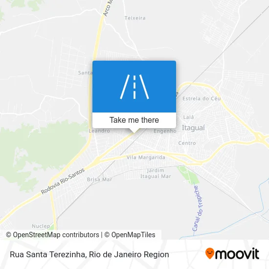 Rua Santa Terezinha map