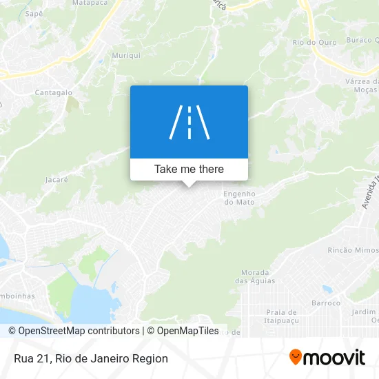 Rua 21 map