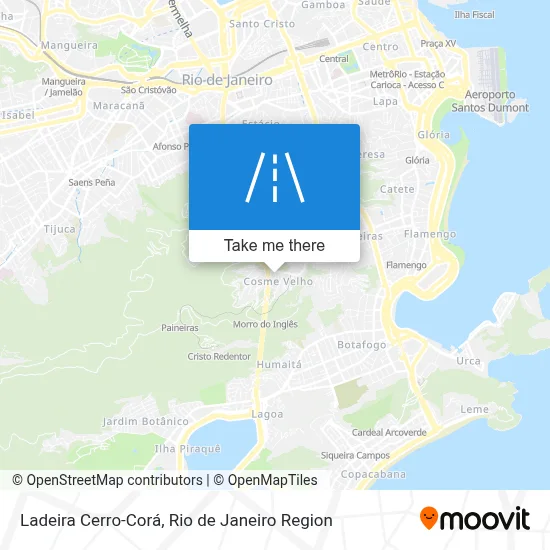 Ladeira Cerro-Corá map