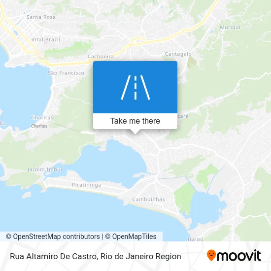 Rua Altamiro De Castro map