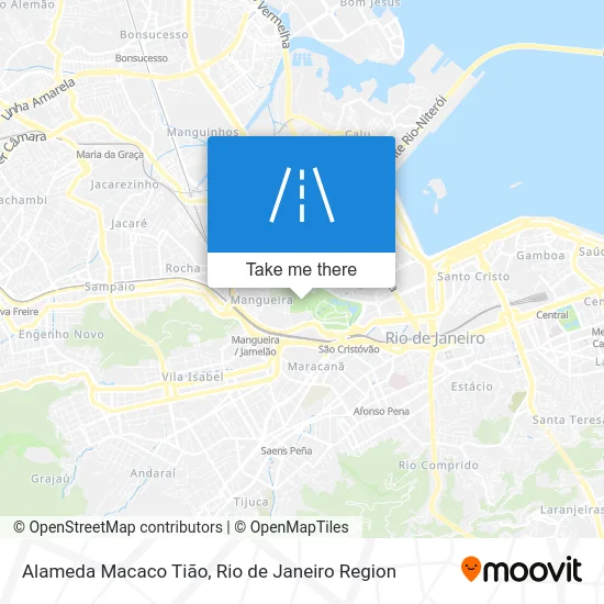 Alameda Macaco Tião map