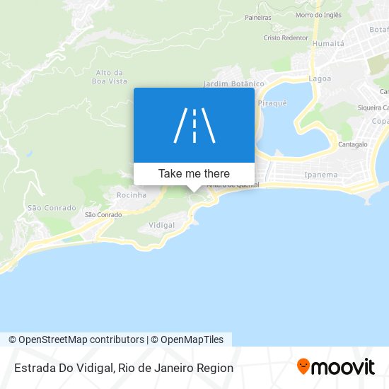 Estrada Do Vidigal map