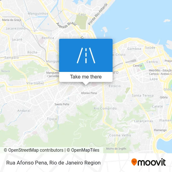 Rua Afonso Pena map