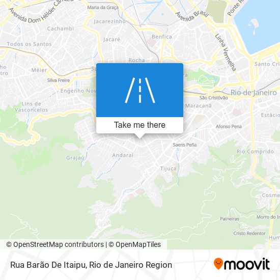 Mapa Rua Barão De Itaipu