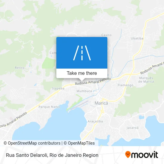 Rua Santo Delaroli map