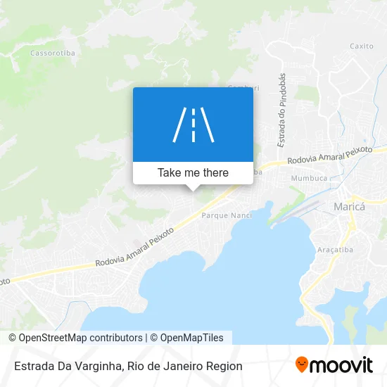 Estrada Da Varginha map