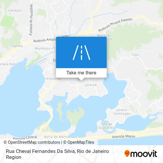Rua Cheval Fernandes Da Silva map