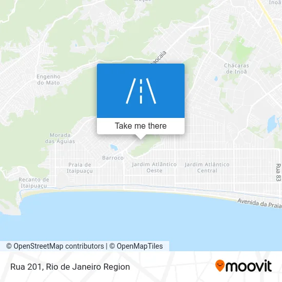 Rua 201 map