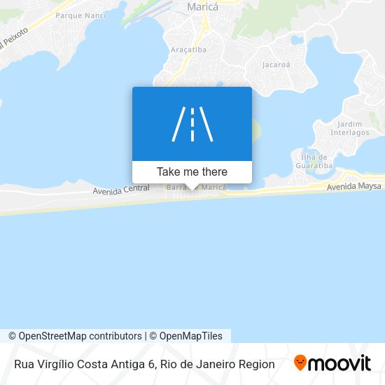 Rua Virgílio Costa Antiga 6 map