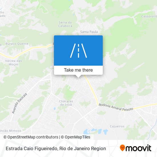 Mapa Estrada Caio Figueiredo