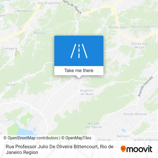 Rua Professor Julio De Oliveira Bittencourt map