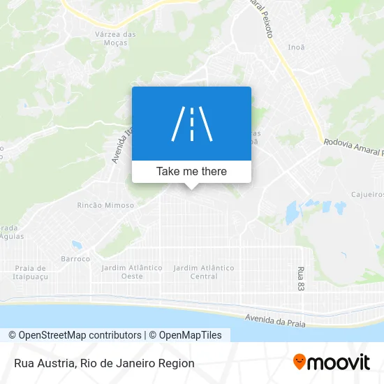 Rua Austria map