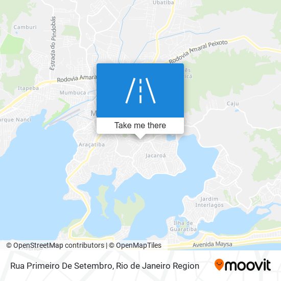 Mapa Rua Primeiro De Setembro