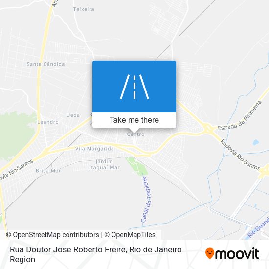 Rua Doutor Jose Roberto Freire map
