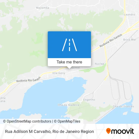 Rua Adilson M Carvalho map