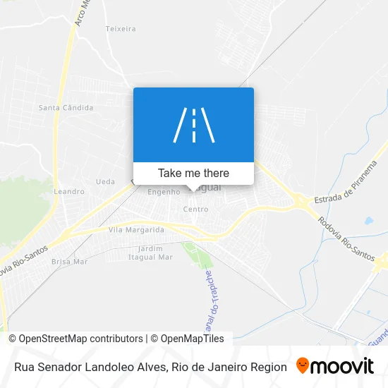 Rua Senador Landoleo Alves map