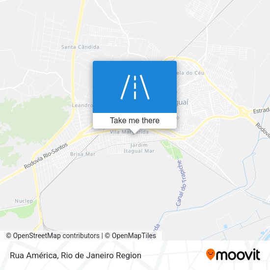 Rua América map
