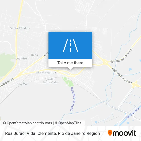 Rua Juraci Vidal Clemente map