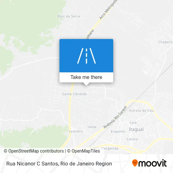 Rua Nicanor C Santos map