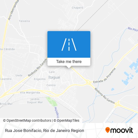 Rua Jose Bonifacio map