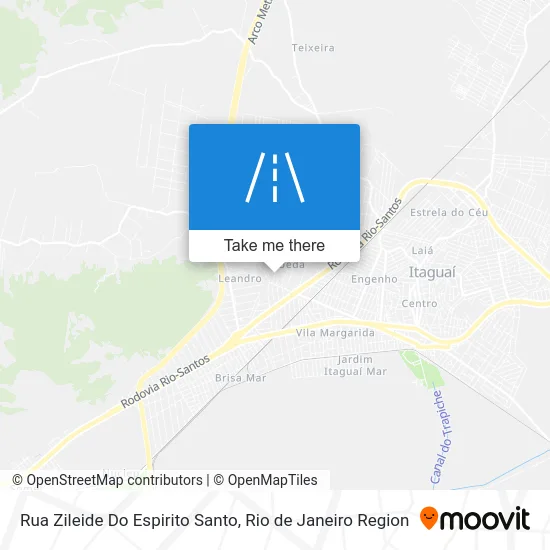 Rua Zileide Do Espirito Santo map