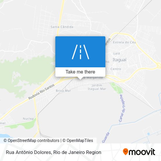 Rua Antônio Dolores map