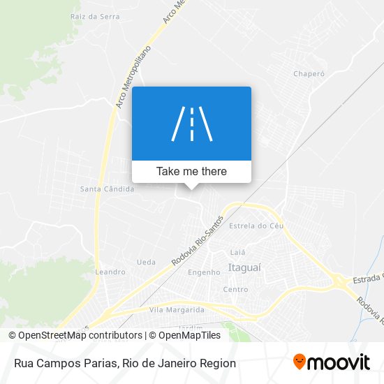 Mapa Rua Campos Parias