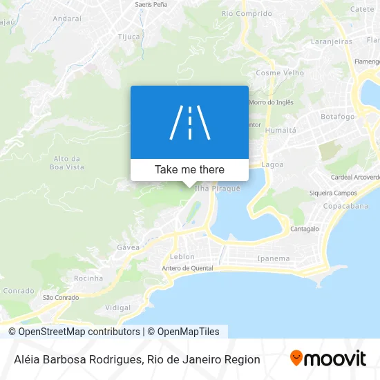 Aléia Barbosa Rodrigues map