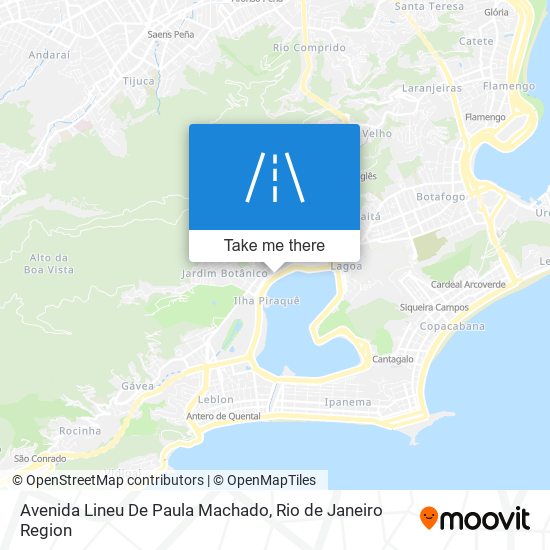 Mapa Avenida Lineu De Paula Machado