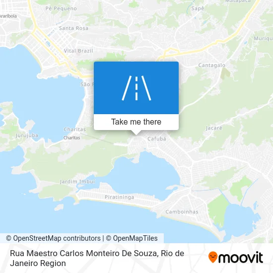 Rua Maestro Carlos Monteiro De Souza map