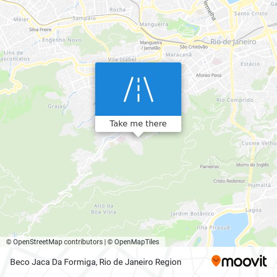 Beco Jaca Da Formiga map