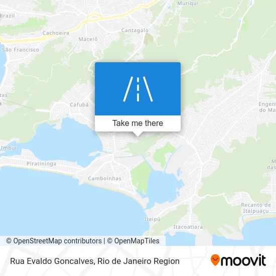 Rua Evaldo Goncalves map