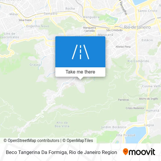 Beco Tangerina Da Formiga map