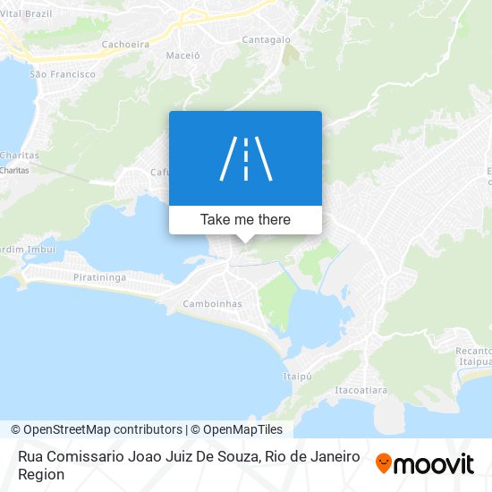 Mapa Rua Comissario Joao Juiz De Souza