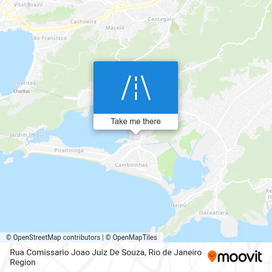 Rua Comissario Joao Juiz De Souza map