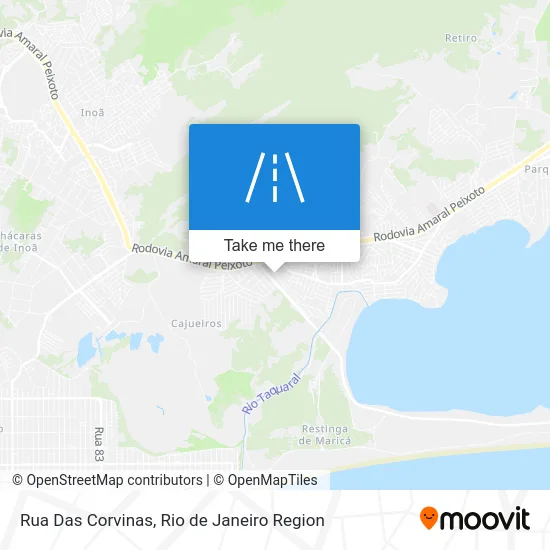 Rua Das Corvinas map