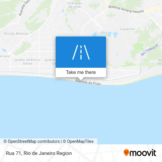 Rua 71 map