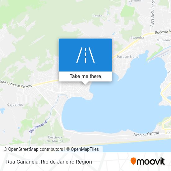 Rua Cananéia map