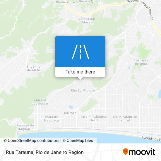 Rua Tarauna map