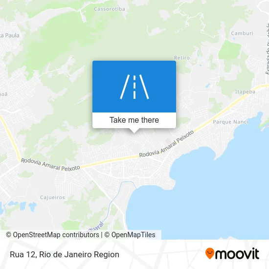 Rua 12 map