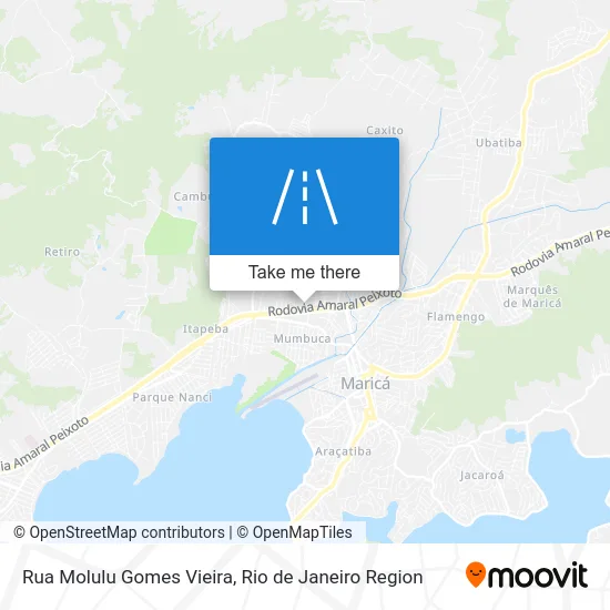 Rua Molulu Gomes Vieira map