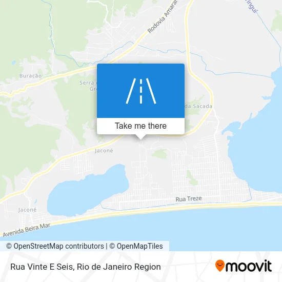 Rua Vinte E Seis map